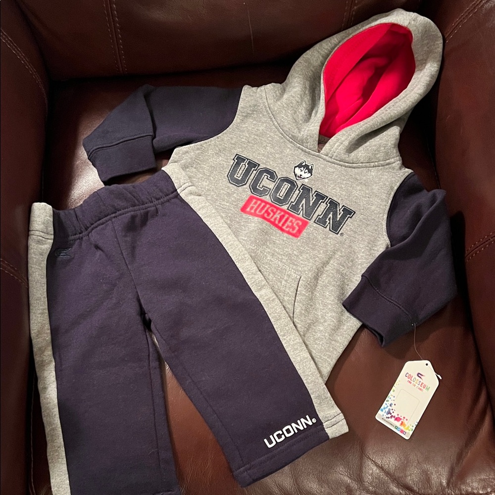 NWT Colosseum University of Connecticut Youth Sweatsuit